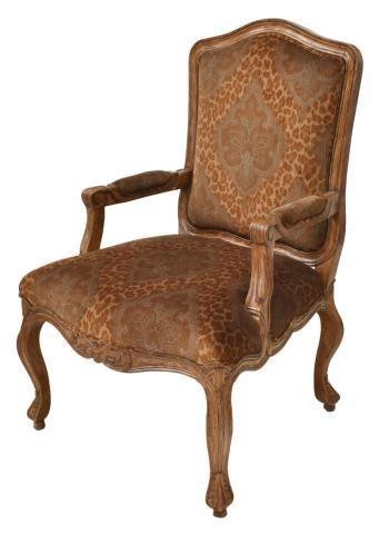 LOUIS XV STYLE UPHOLSTERED FAUTEUIL 3c1600