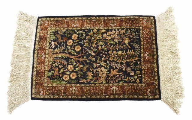 HAND TIED PERSIAN QUM RUG WALL 3c1608