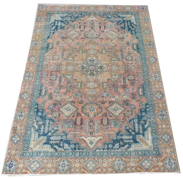 HAND TIED PERSIAN TABRIZ OVER DYED 3c16cb