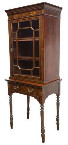 ENGLISH GLAZED DISPLAY CABINET 3c16d9