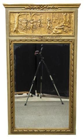 NEOCLASSICAL STYLE GILTWOOD TRUMEAU 3c16d1