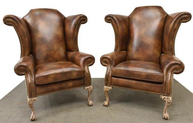 (2) HANCOCK & MOORE LEATHER WINGBACK