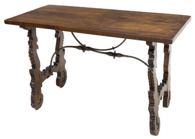 SPANISH BAROQUE STYLE WALNUT TABLESpanish 3c1731