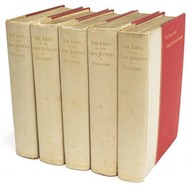  5 BOOKS LIVES OF CHIEF JUSTICES 3c179a