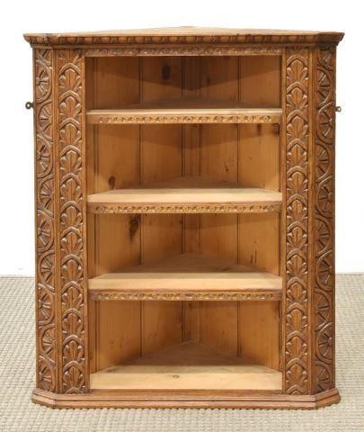 ENGLISH OAK HANGING CORNER CUPBOARDEnglish 3c17ca