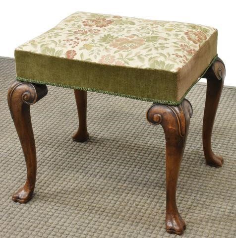 ENGLISH GEORGE I STYLE UPHOLSTERED