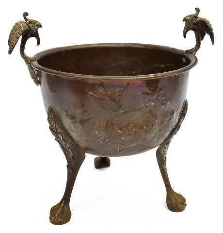 DUTCH REPOUSSE COPPER JARDINIERE 3c1832