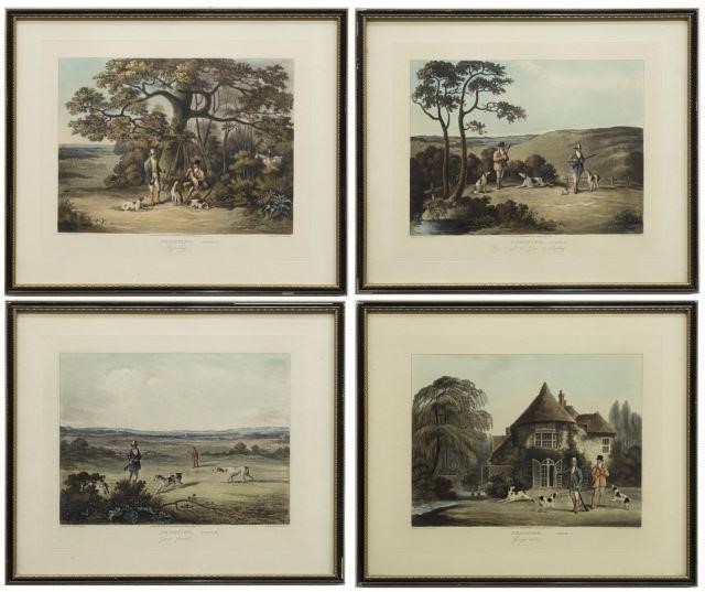  4 ENGLISH SHOOTING PRINTS AFTER 3c183c