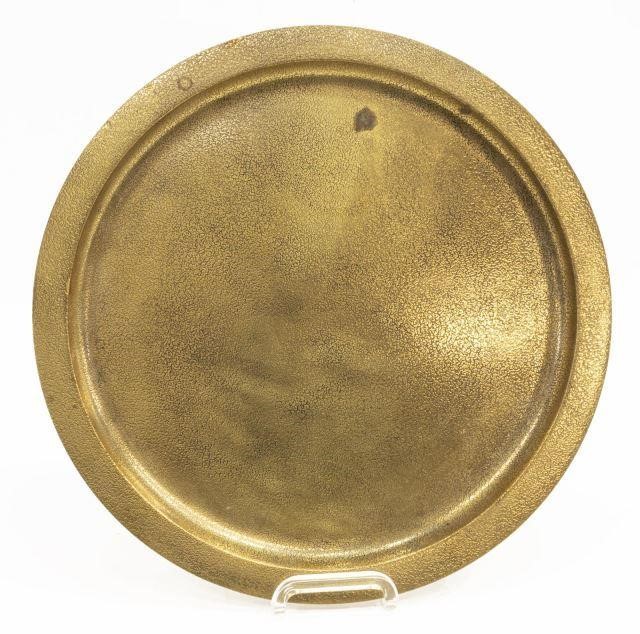 TIFFANY CO GILT BRONZE CHARGER 3c1862