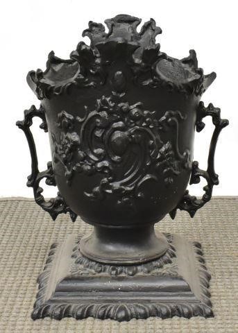 DECORATIVE CAST METAL URN-FORM