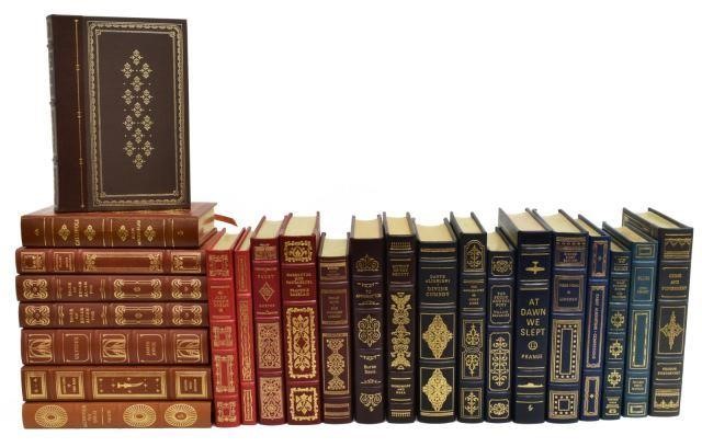 (24) EASTON PRESS & OTHER LEATHER-BOUND