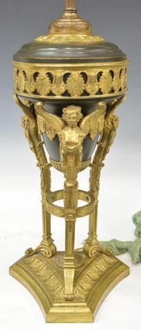 FRENCH EMPIRE STYLE GILT BRONZE MOUNTED 3c189b