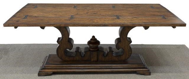 RUSTIC CONSOLE SOFA TABLE W/ HINGED