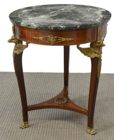 EMPIRE STYLE ORMOLU-MOUNTED MAHOGANY