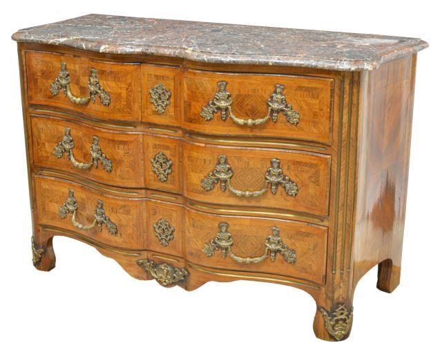 FINE FRENCH MARBLE TOP COMMODE 3c1909