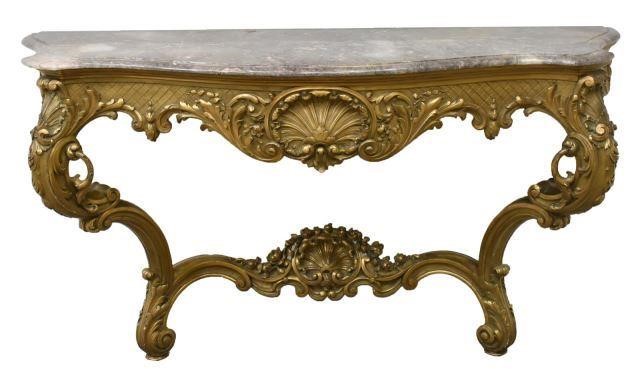 CONTINENTAL LOUIS XV STYLE MARBLE