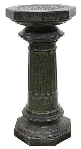 GREEN MARBLE DISPLAY PEDESTAL COLUMNGreen 3c197d