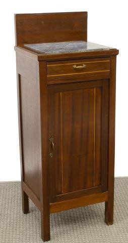 ITALIAN ART NOUVEAU MAHOGANY BEDSIDE