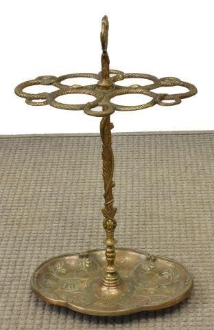 FRENCH GILT METAL SERPENT UMBRELLA 3c1a27