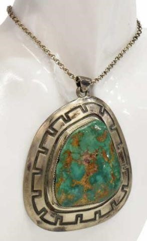 NATIVE AMERICAN STERLING TURQUOISE 3c1ad6