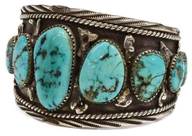 NATIVE AMERICAN STERLING TURQUOISE 3c1b34