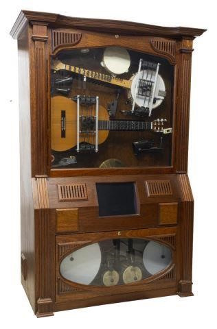 REAL-INSTRUMENT OAK CASED JUKEBOX