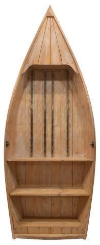 CUSTOM VERTICAL ROWBOAT WINE RACKCustom