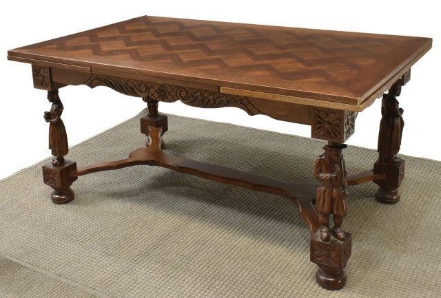 FRENCH BRETON PARQUETRY OAK DRAW