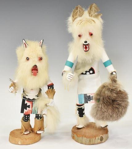  2 NATIVE AMERICAN WOLF DANCER 3c1bb3