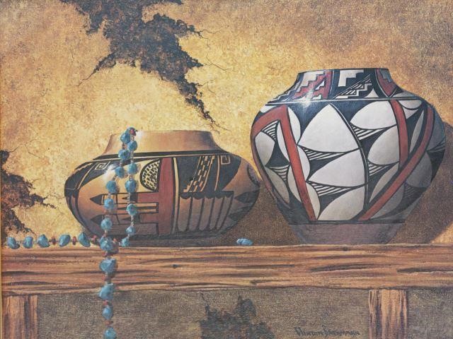 CLINTON BAERMANN (B.1941) PUEBLO POTTERY