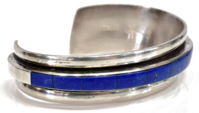 NATIVE AMERICAN STERLING LAPIS 3c1bc6