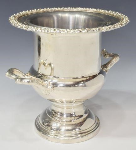 FANCY SILVER PLATE CHAMPAGNE WINE 3c1cca