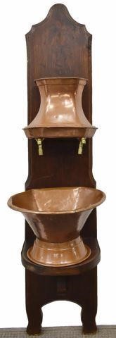 FRENCH PROVINCIAL COPPER LAVABO