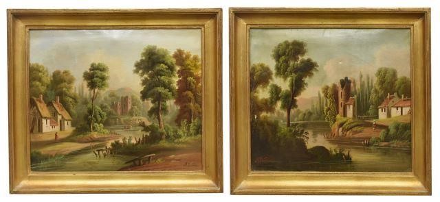 (2) FRAMED LANDSCAPE PAINTINGS