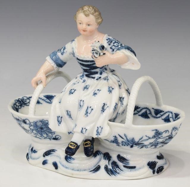 MEISSEN PORCELAIN FIGURAL MASTER SALT