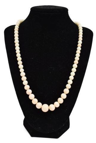 LADIES GRADUATED PINK CORAL BEADED 3c1d84