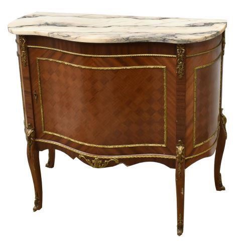 TRANSITIONAL LOUIS XVI STYLE MARBLE TOP 3c1d90