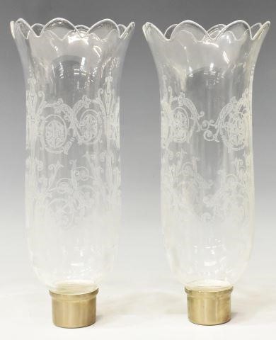 2 FRENCH BACCARAT ETCHED   3c1dc8