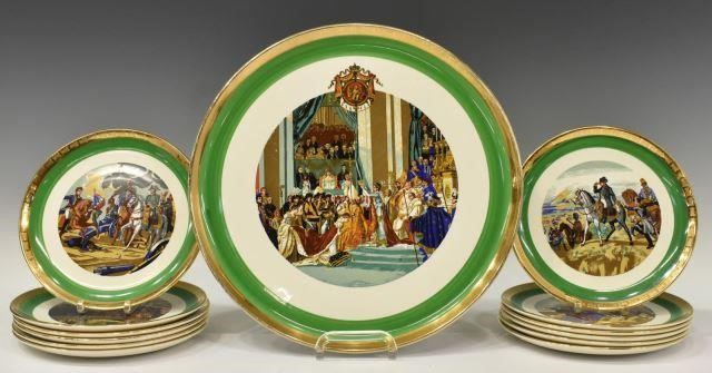  13 FRENCH NAPOLEONIC PORCELAIN 3c1dde