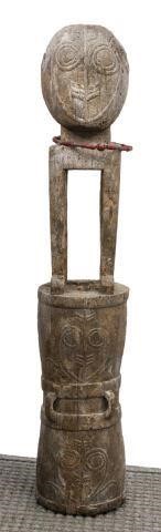 TRIBAL AFRICAN CARVED WOOD TOTEM