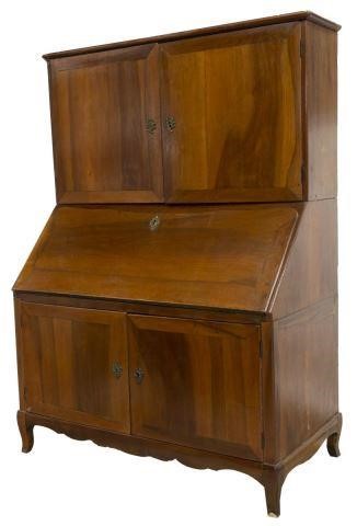 FRENCH PROVINCIAL WALNUT SLANT FRONT