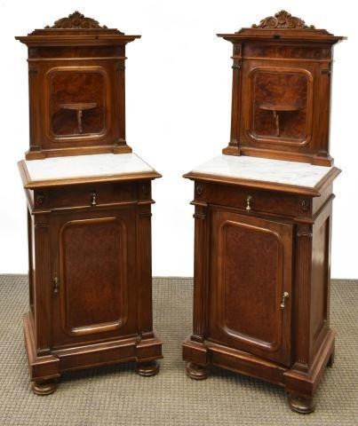  2 LOUIS PHILIPPE BEDSIDE CABINETS 3c1e61