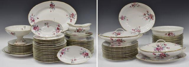 (72) FRENCH U.C. LIMOGES PORCELAIN DINNER