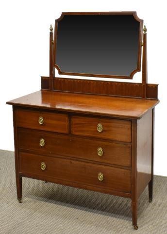 ENGLISH MAHOGANY DRESSING TABLE