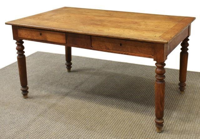 FRENCH PROVINCIAL OAK DINING WORK 3c1e9e