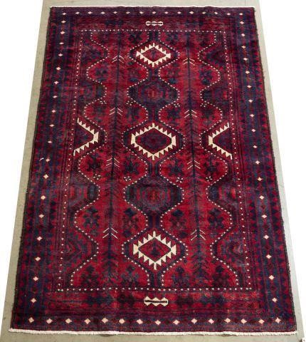 PERSIAN HAND-TIED SHIRAZ RUG, 7'11"