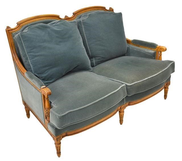 FRENCH LOUIS XVI STYLE TWO SEAT 3bf7ff