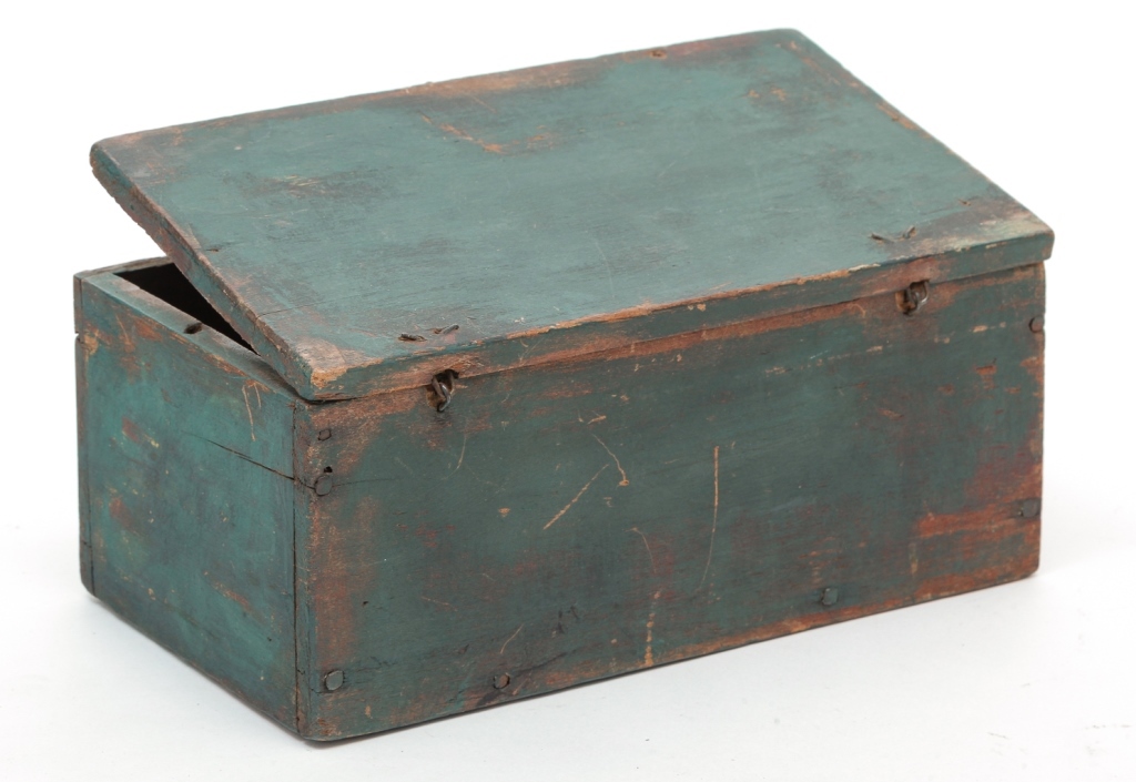 TWO AMERICAN BOXES. Mid 19th century.
