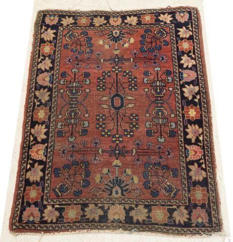 SMALL HAND-TIED PERSIAN RUG 33"