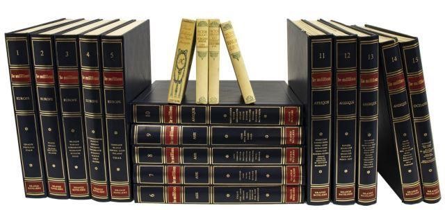  19 FRENCH LIBRARY SHELF BOOKS lot 3bf96a